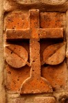 cross carved in stone